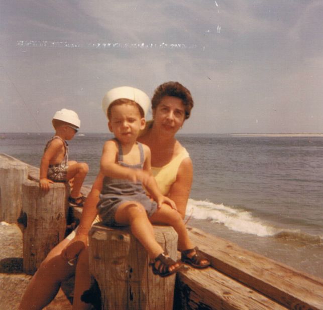 Me and my grandmother in Wildwood, 1972