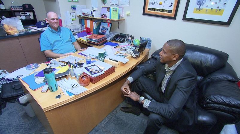 Alongside Nuggets head coach George Karl (left), Ujiri has worked to identify and recruit the best up and coming talent from the USA and beyond.