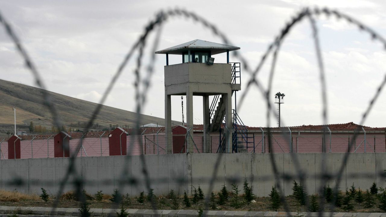 A picture taken on November 2, 2012 shows the prison outside Ankara, where 35 Kurdish inmates are on hunger strike.