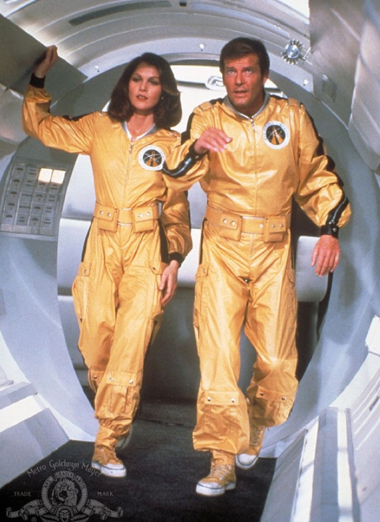 Space scientist/astronaut/CIA agent Holly Goodhead, played by Lois Chiles, flies with Bond to Drax's space station in 1979's "Moonraker."