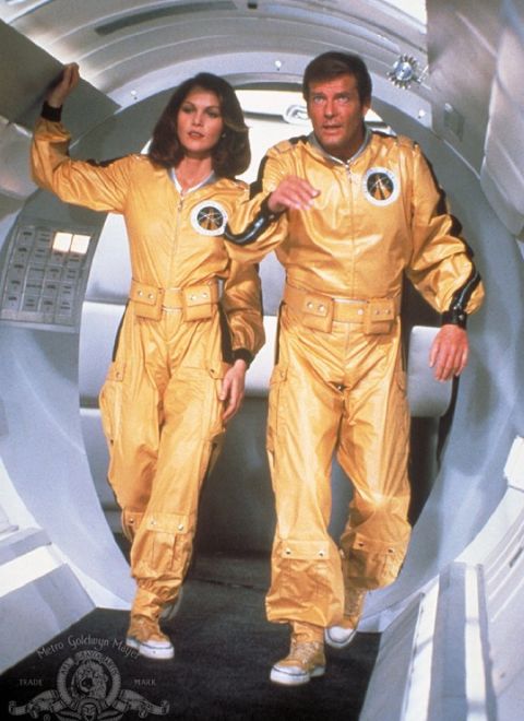 Space scientist/astronaut/CIA agent Holly Goodhead, played by Lois Chiles, flies with Bond to Drax's space station in 1979's "Moonraker."