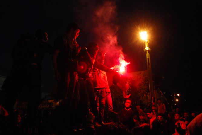 Emboldened by their success, groups of ultras would attend and lead many of the post-Mubarak protests in Cairo against the military regime.