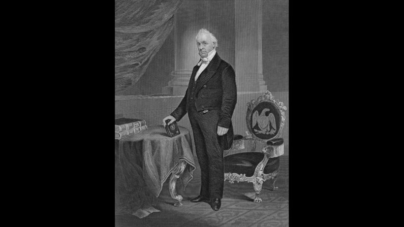 James Buchanan was the country's 17th secretary of state and 15th president. Historians have generally derided him as one of the worst presidents in American history for failing to prevent the Civil War.