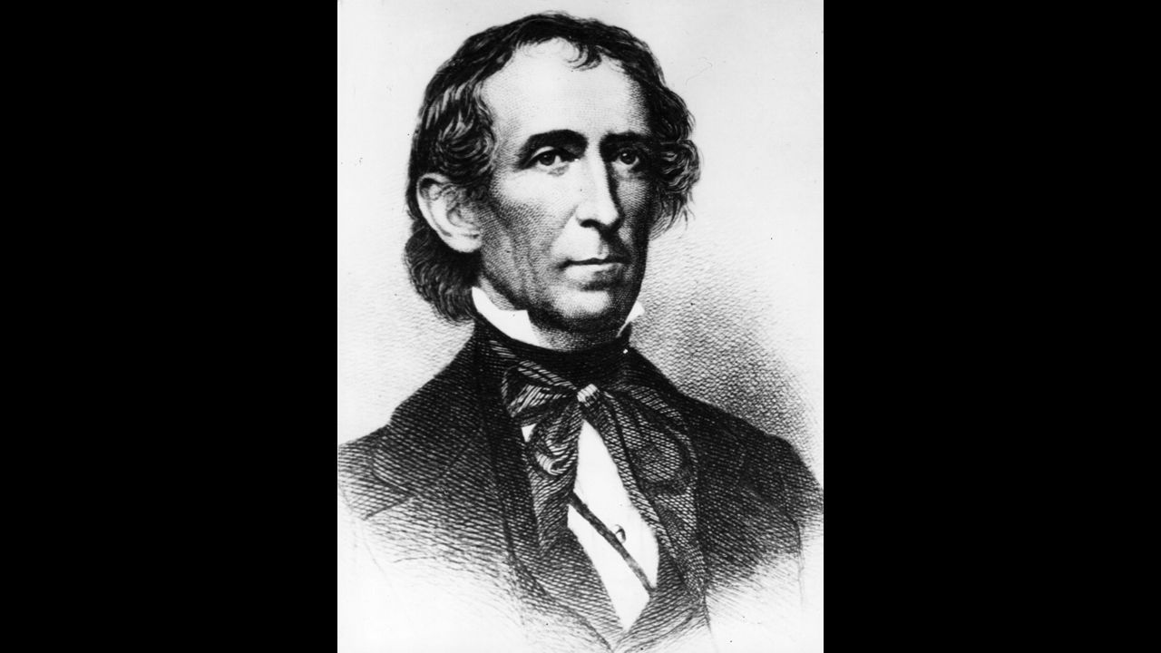 John Tyler's term (1841-1845) saw several presidential firsts. He was the first vice president to succeed office after the President died, he was the first to lose his wife while in office, and he was the first to marry while in office.