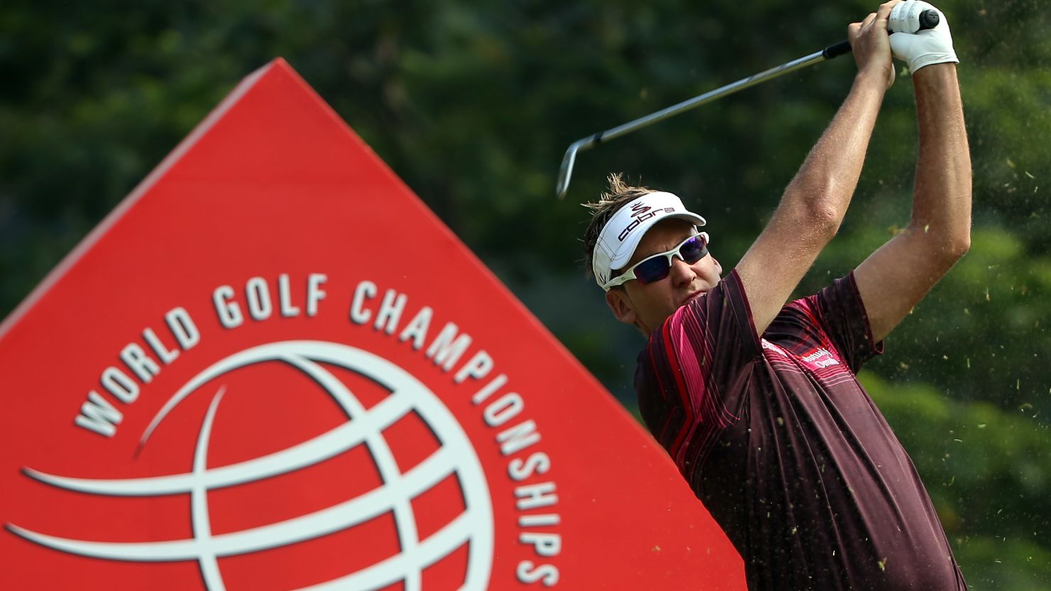 Ian Poulter claimed his second WGC title with victory at the HSBC Champions in Shenzhen on Sunday.