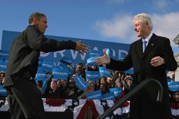Bill Clinton President Obama New Hampshire