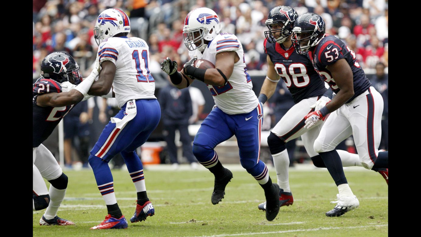 Bills running back Fred Jackson rushes against the Texans.