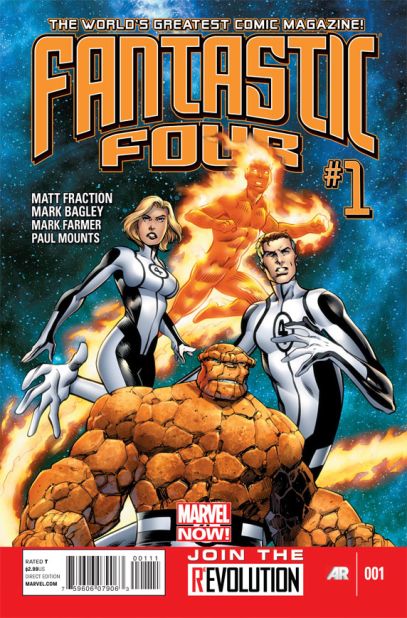 With the announcement of a new "The Fantastic Four" film, the comics aren't wasting any time, giving the Fantastic Four some new scenery. Writer Matt Fraction compares the Marvel Now "Fantastic Four" -- in stores November 14 -- to the hit movie "The Incredibles," with the Richards family traveling to the deepest reaches of space. 