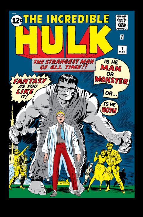 Fifty years ago, the Hulk was meant to be Marvel Comics' take on "Frankenstein," and he wasn't always a green goliath.