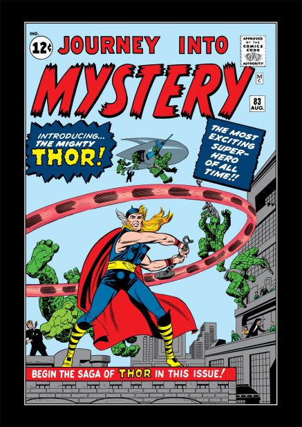 "Journey into Mystery" No. 83 brought the Norse god Thor into the Marvel universe. His epic adventures fighting his evil brother Loki have endured for 50 years, including his recent hit movie appearances, in which he is played by Chris Hemsworth.