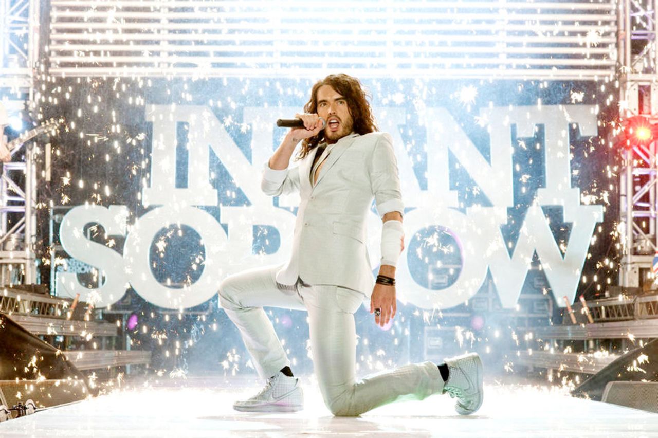 Russell Brand first played Aldous Snow of the fictional band Infant Sorrow in 2008's "Forgetting Sarah Marshall." He reprised his role as the "We've Got to Do Something" rocker in 2010's "Get Him to the Greek."