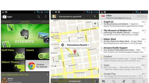 Android has the most detailed interface of the available operating systems.