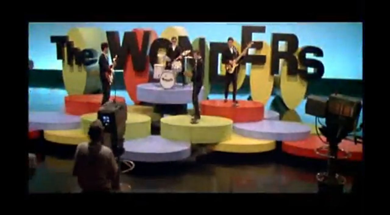 The Wonders, formerly The Oneders, are discovered by a record company representative (Tom Hanks) in 1996's "That Thing You Do!" Tom Everett Scott, Johnathon Schaech, Steve Zahn and Ethan Embry star.