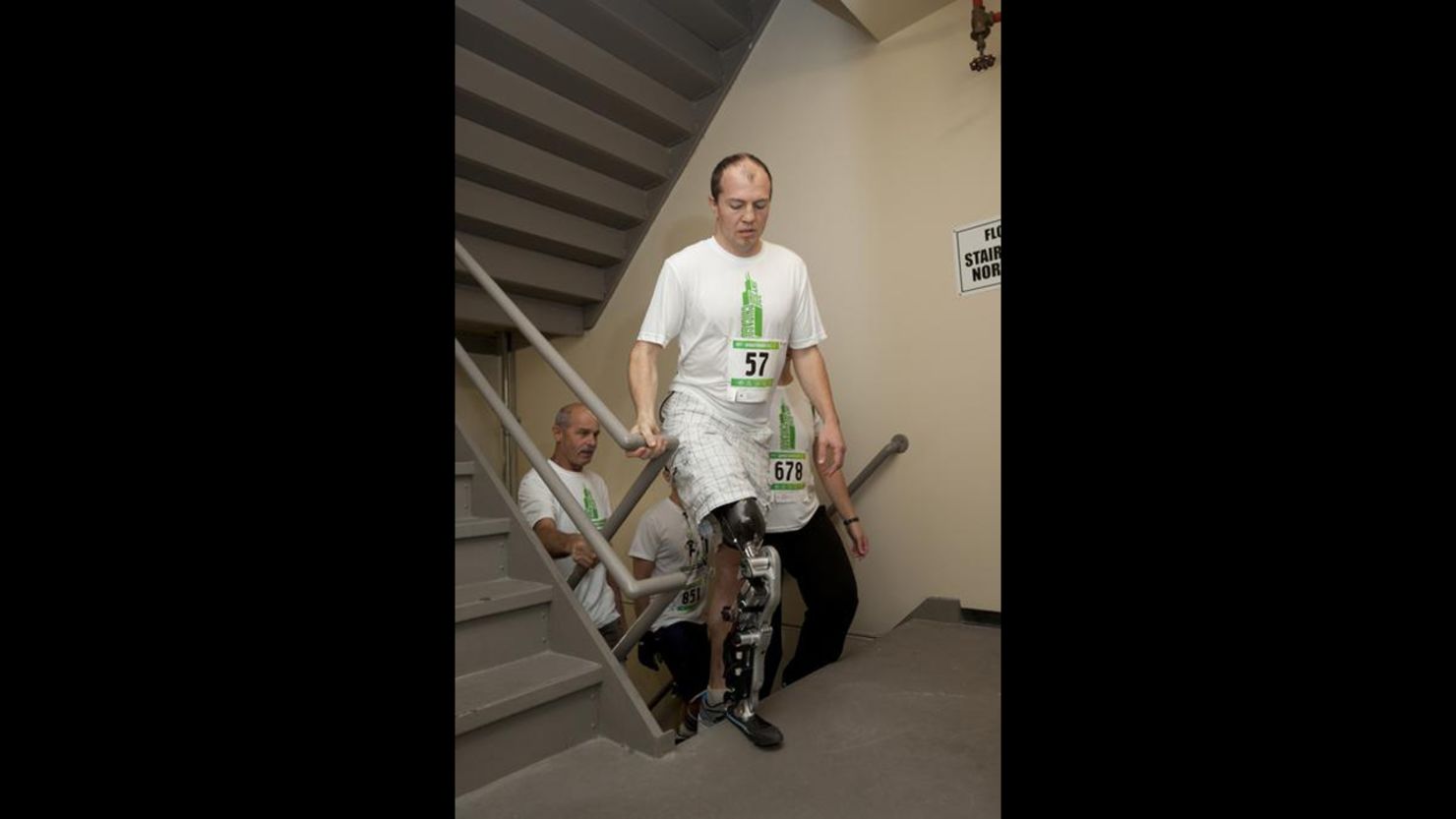 Zac Vawter scaled Chicago's Willis Tower with what researchers describe as the "world's first neural-controlled bionic leg."