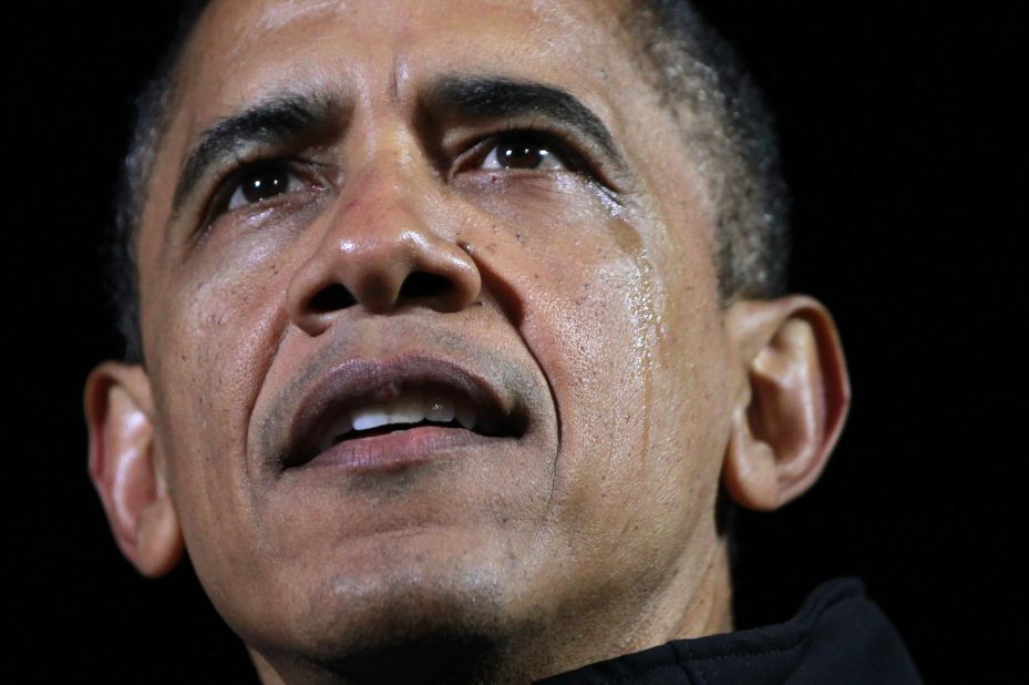 President Barack Obama gets emotional at his final campaign rally in Des Moines, Iowa, on Monday, November 5, on the eve of the U.S. presidential election. Obama's speech included references to his 2008 campaign and his victory in the Iowa caucuses, which helped catapult his political career.