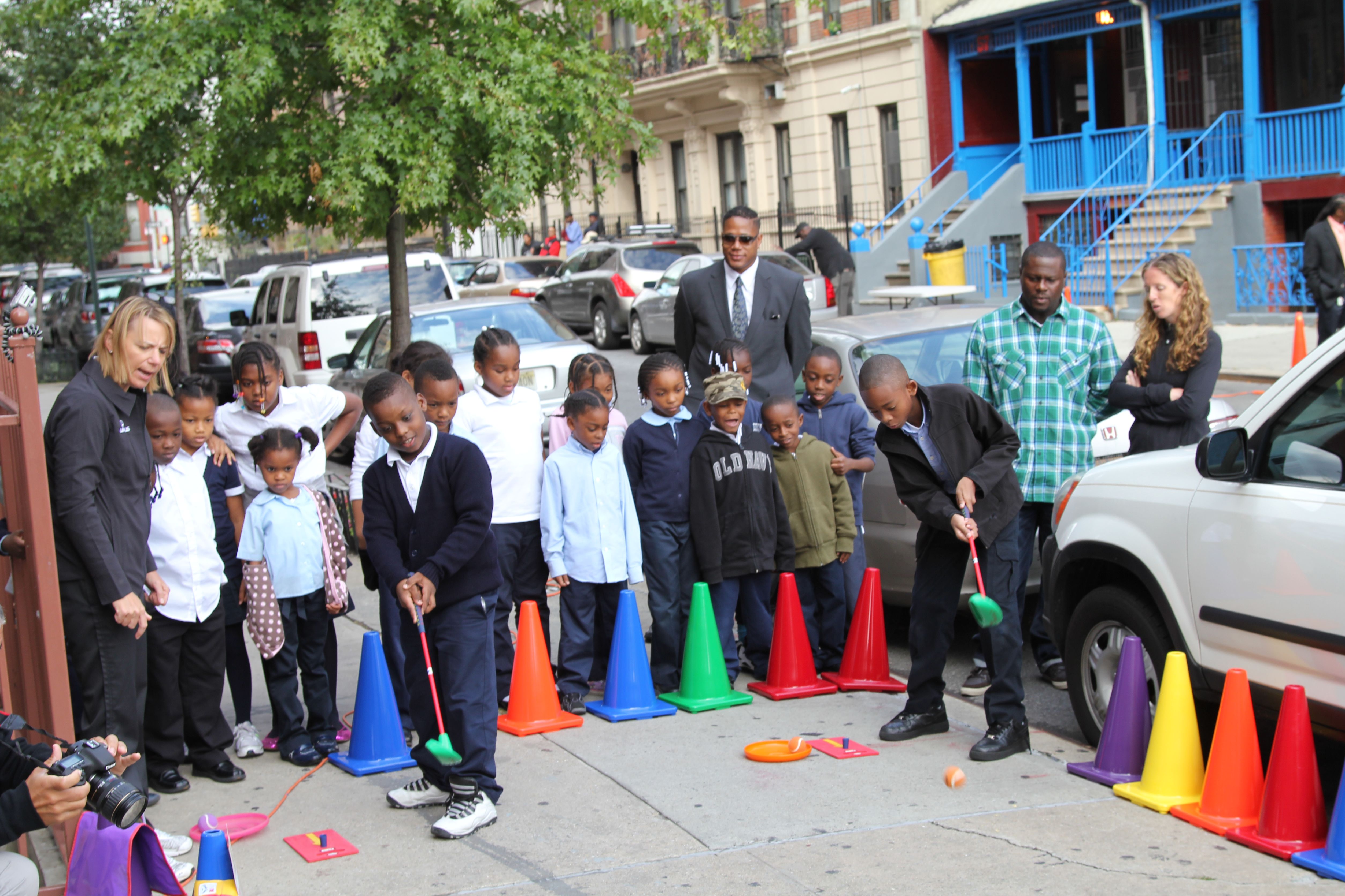 Sorenstam has always been keen to expand the horizons of the game and has helped with inner city programmes in New York.