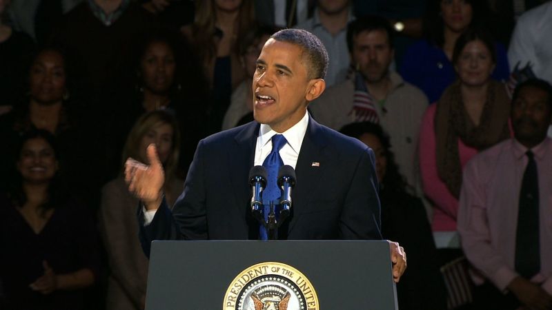 Obama Accepts Victory In Chicago | CNN Politics