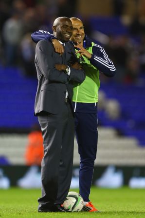 Muamba announced his retirement from football in August 2012, but the following month he attended a match played by his former club Bolton, which has dropped into the second division.