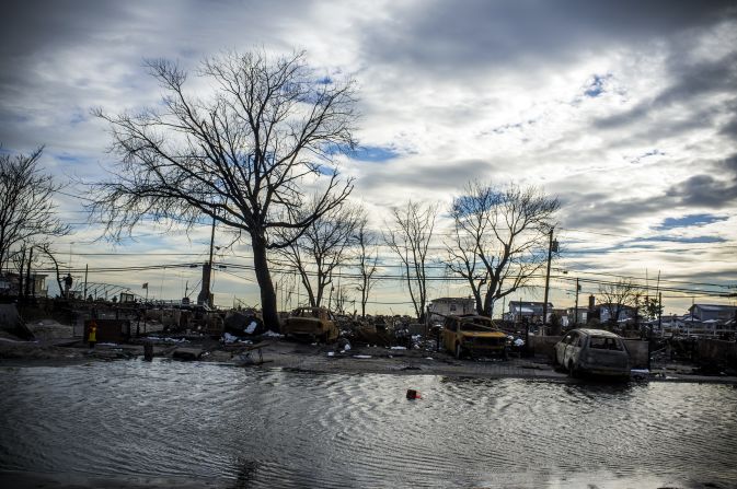 Rockaway residents remain without power as temperatures drop.