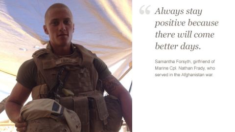 <a href="http://ireport.cnn.com/docs/DOC-871267">Read Samantha Forsyth's tribute to her boyfriend on iReport.</a>