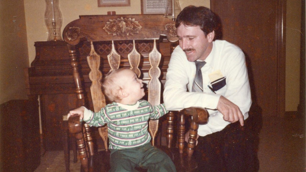 Robert was a single dad for a while. Mike came to live with him some of the time in suburban Atlanta.