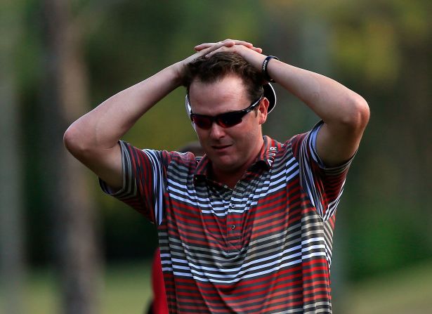 The 28-year-old was taken to hospital following Friday's round, having shot a remarkable eight-under-par 64 to lead the $4.7 million tournament by three shots.