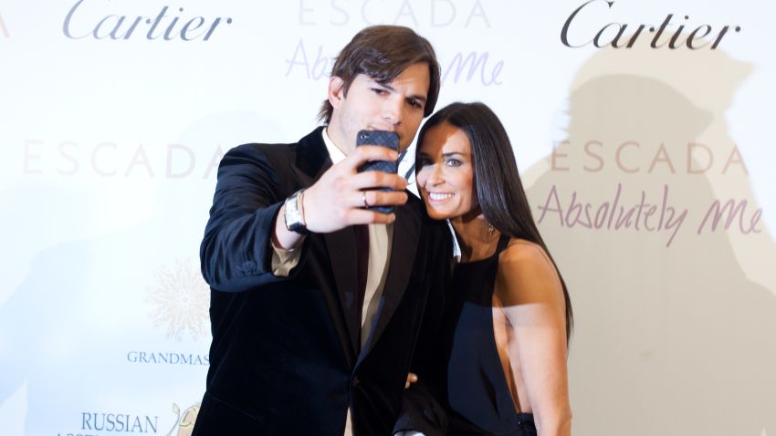 MOSCOW - OCTOBER 30: Ashton Kutcher and Demi Moore attend the Charity Gala at The Ritz-Carlton on October 30, 2010 in Moscow, Russia. Demi Moore and Ashton Kutcher were accessorized by Cartier, one of the sponsors of the charity gala.  (Photo by Victor Boyko/Getty Images)  