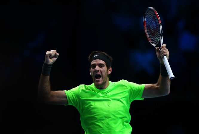 Del Potro last played in the season-ending tournament in 2009, when he lost in the final. Since then the Argentine has battled his way back into the top 10 following a serious wrist injury.