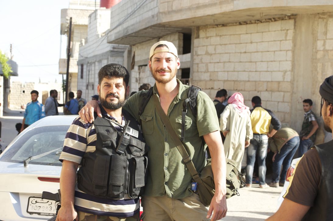 The parents of Austin Tice, the American journalist believed to be held in Syria, <a href="http://www.cnn.com/2012/11/02/world/meast/syria-missing-journalist/" target="_blank">will travel to Lebanon</a> to make an appeal for their son's release. A video surfaced on YouTube in September that appeared to show a blindfolded Tice being led by men armed with machine guns and a grenade. Many questions still surround the video, and Tice hasn't been heard from on social media since August 11. Above, Tice appears with a Syrian rebel.
