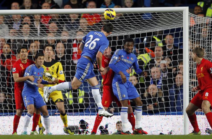 Terry had put Chelsea ahead in the 20th minute on his return from a four-match domestic ban for racially abusing Queens Park Rangers defender Anton Ferdinand last season. It was his 50th career goal for Chelsea.