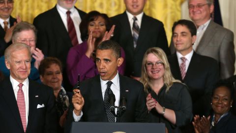 President Barack Obama speaks to the media about the "fiscal cliff" in the East Room of the White House on Friday.