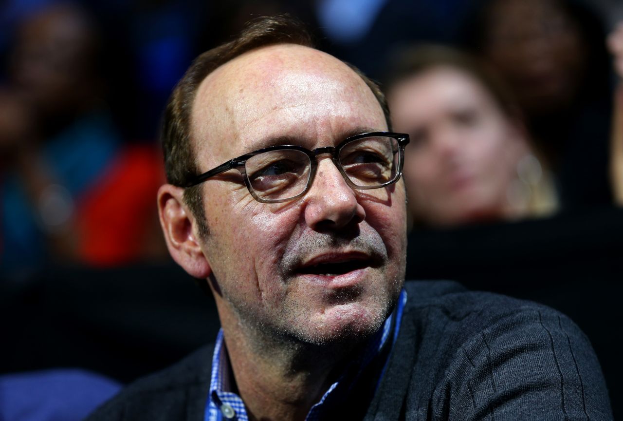 A face in the crowd: Hollywood actor Kevin Spacey joined the capacity audiences in London.