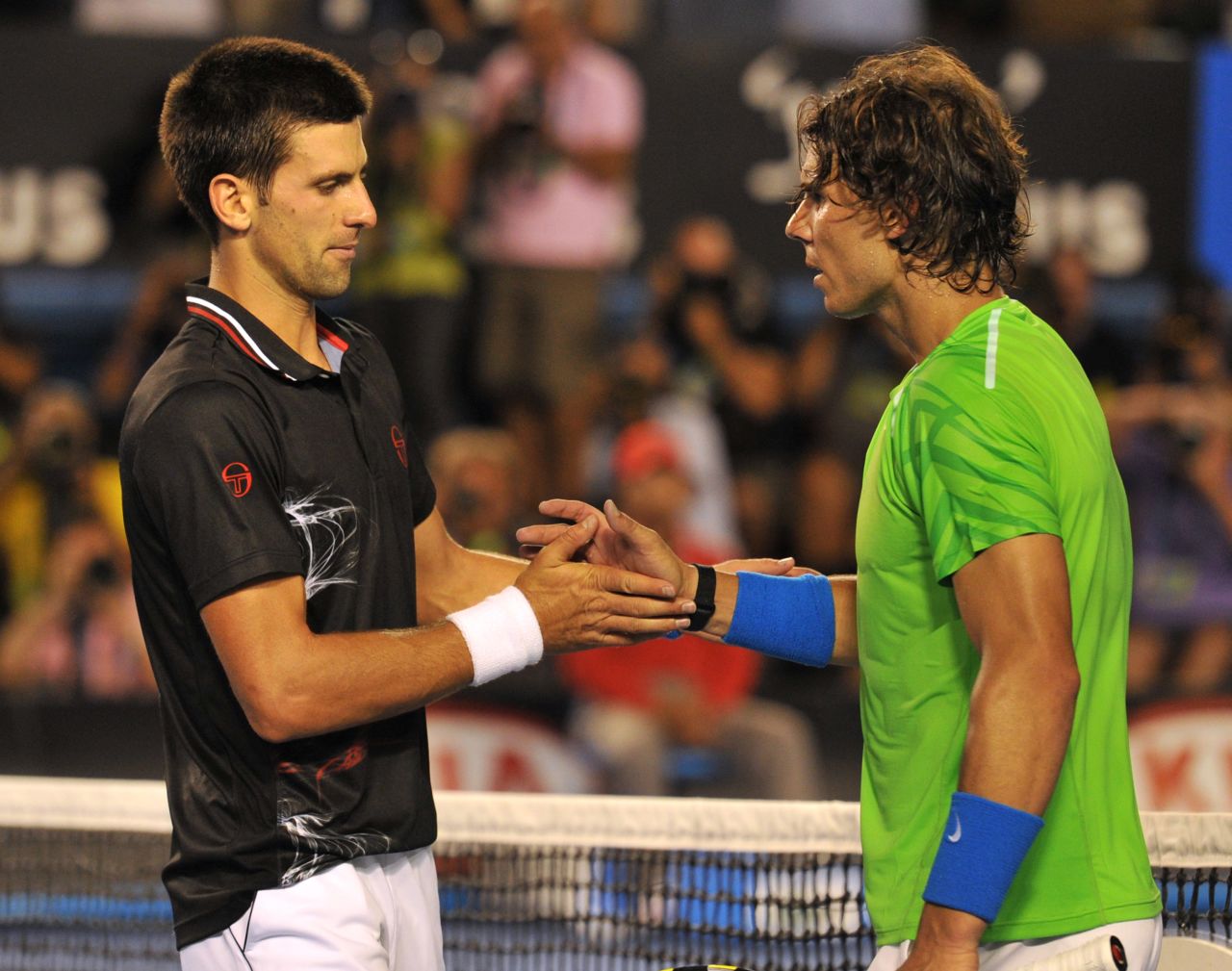 The 2012 tennis season began in earnest in January at the Australian Open. In the final, world No.1 Novak Djokovic and Spain's Rafael Nadal fought a titanic battle before the Serbian emerged on top after five marathon sets.