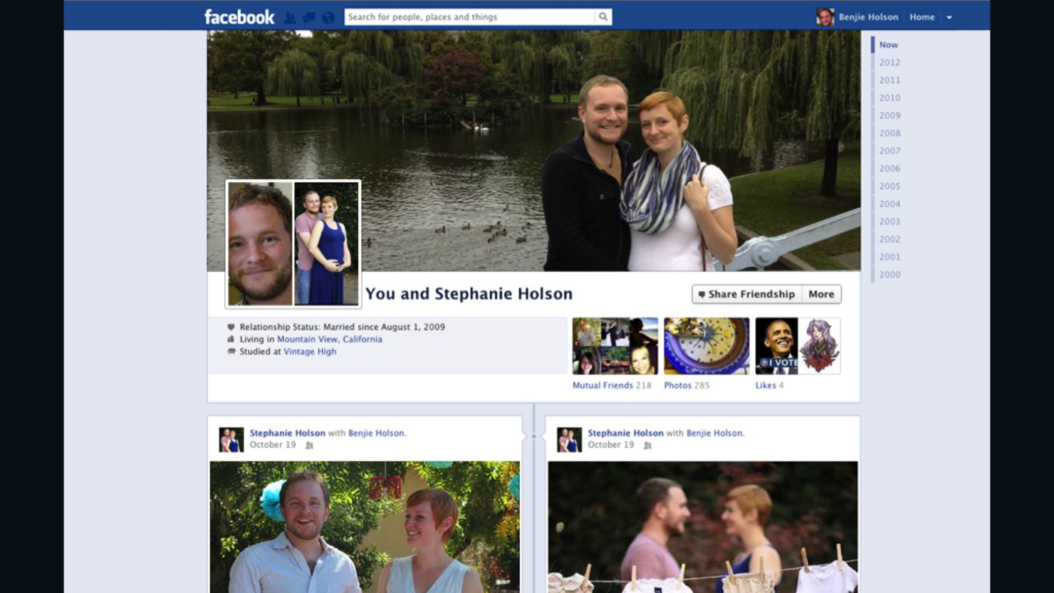 Facebook's new relationship pages started rolling out on Thursday, the company says.