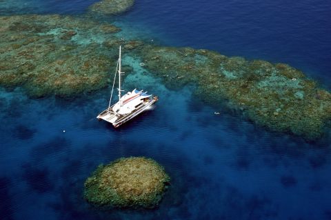 From luxury catamarans to dive boats, several sailing vessels will be departing Port Douglas and Cairns. Operators such as <a href="http://www.passions.com.au/" target="_blank" target="_blank">Passions of Paradise</a> are giving passengers the chance to jump in the water to snorkel the moment the moon completely blocks the sun so they can see how the marine life of the Great Barrier Reef behave during the natural phenomenon.