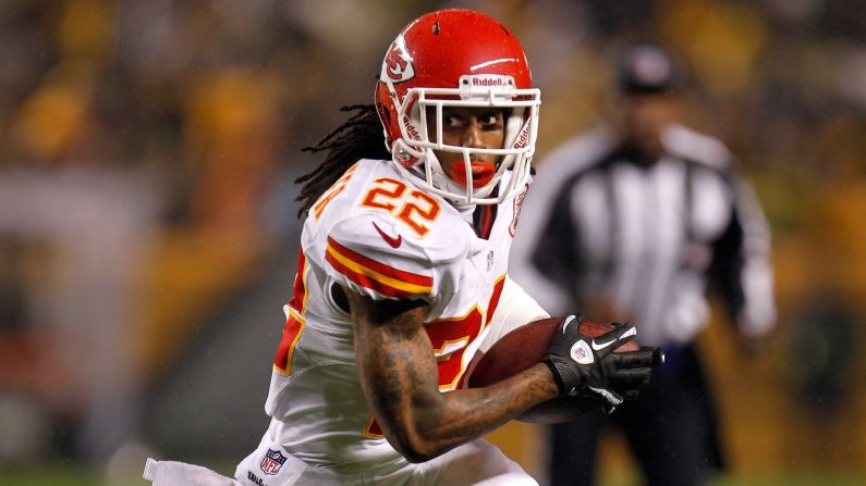 Dexter McCluster of the Kansas City Chiefs runs the ball on Monday.