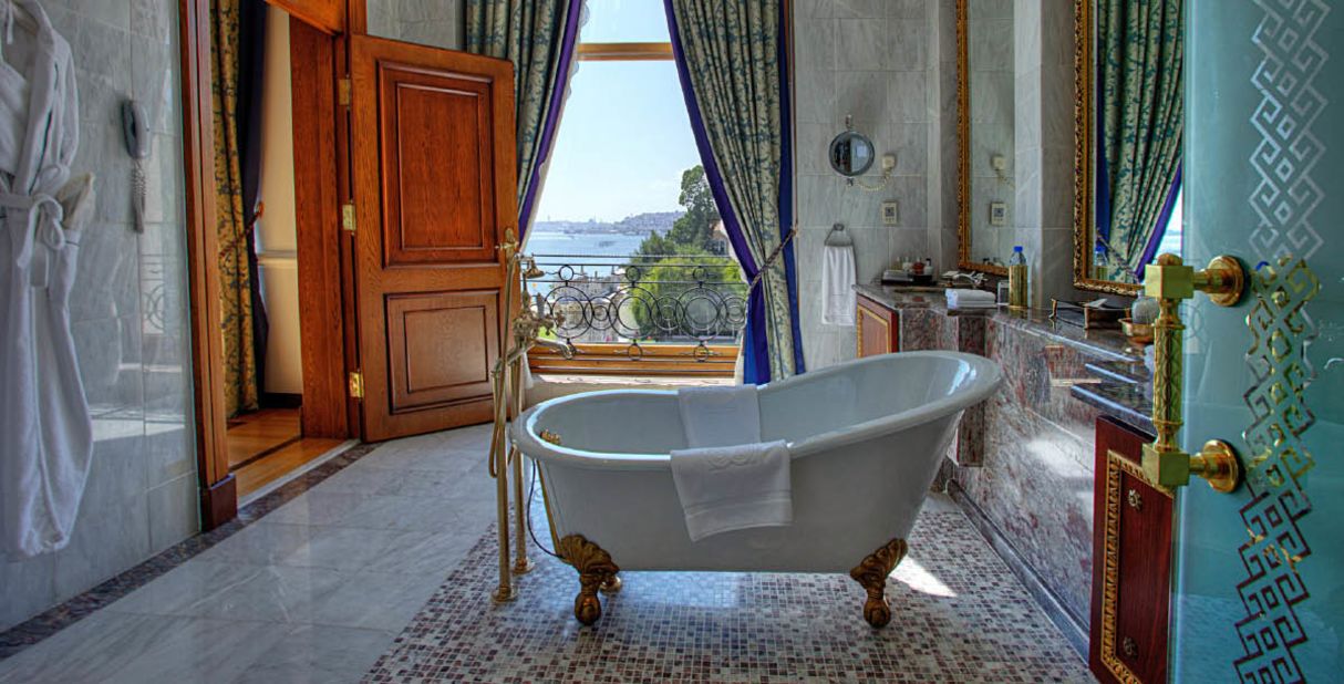 The historic Ciragan Palace Kempinski in Istanbul is one of Fodor's best royal pedigree hotels. 