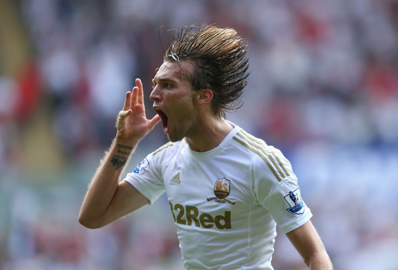 Michu was a Real Oviedo player for four years and has been campaigning on Twitter to save the club. He now plays in the English Premier League with Welsh club Swansea.