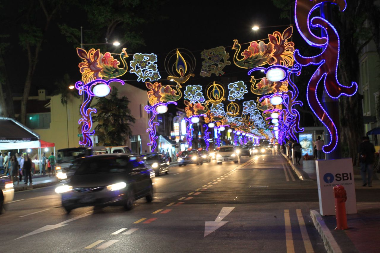 This photo of Serangoon Road, the main thoroughfare of Singapore's Little India, was snapped by <a href="http://ireport.cnn.com/people/apsuresh2009">Suresh Adiyeri Paikat</a>. Indians make up 8% of Singapore's population and just over 4% are Hindus, according to the Singapore government.