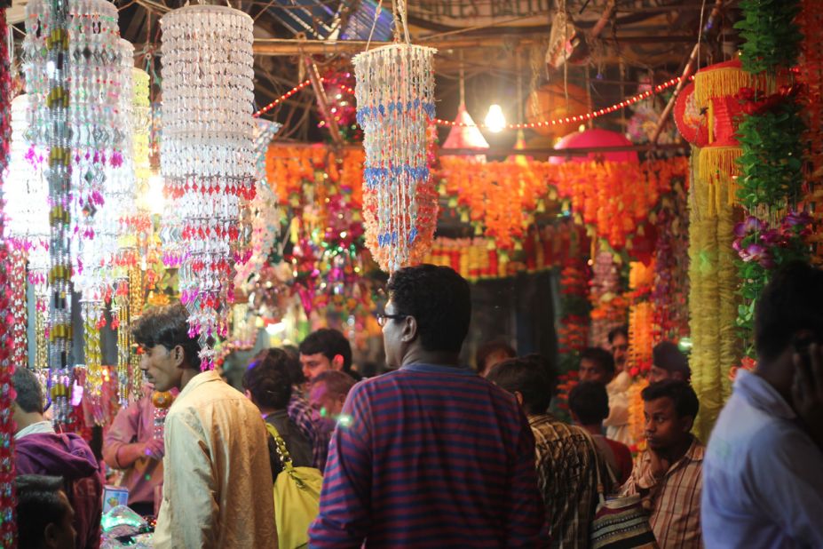 <a href="http://ireport.cnn.com/people/manishkanoji">Manish Kanojia</a> took this photograph whilst shopping at the Sadar Bazar in Delhi, one of the busiest wholesale markets in India. According to Kanojia it is famous for Diwali shopping. He says the day he captured the image "the markets were crowded [and] people were happily shopping around for gifts and decoration stuff."