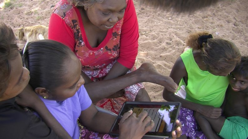 The Ma! Iwaidja free mobile phone app aims to prevent the extinction of the Iwaidja language -- one of Australia's 100 endangered languages.