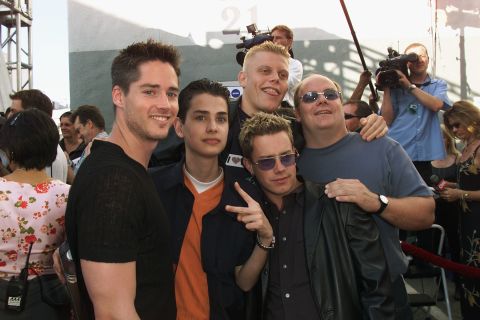 The made-for-TV boy band 2gether debuted on MTV in 2000. Shown here at the 2000 MTV Movie Awards, the guys attracted attention with songs like "U + Me = Us (Calculus)" and "Say It (Don't Spray It)." "2ge+her: The Series" followed the original TV movie, but ended in 2001 when member Michael Cuccione died of cancer. In <a href="http://marquee.blogs.cnn.com/2011/11/15/mtvs-fake-boy-band-2gether-plots-comeback/" target="_blank">November 2011</a>, Alex Solowitz, Evan Farmer, Noah Bastian and Kevin Farley said they were looking to reunite the band.