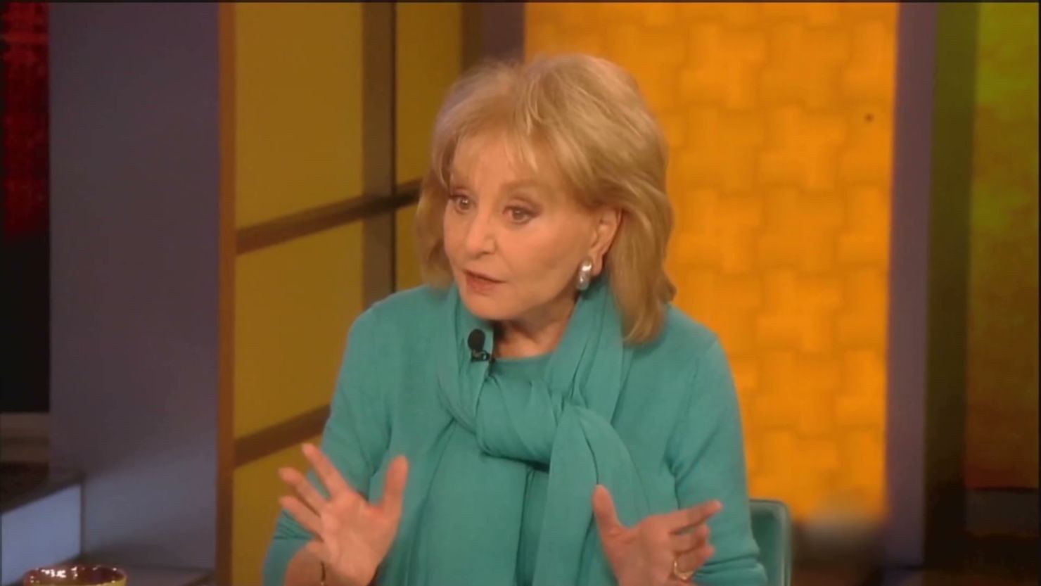 Iconic TV personality Barbara Walters, 83, fell on a stair Saturday and cut her head, ABC said.