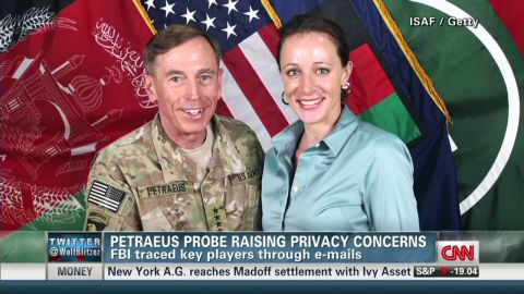 Gen. David Petraeus, now-former head of the CIA, poses with his biographer Paula Broadwell. 