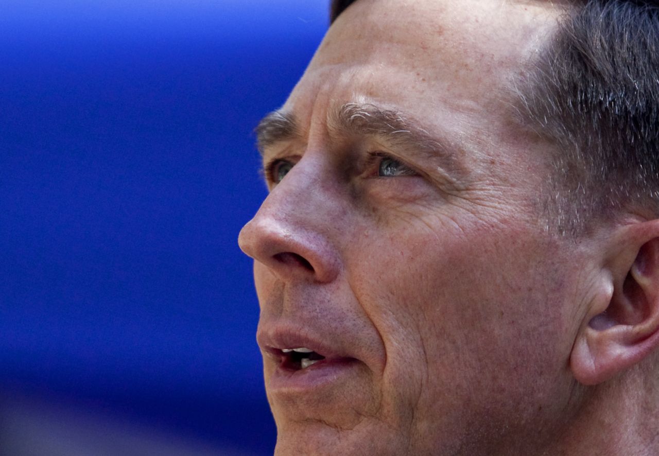 Petraeus speaks during an Assumption of Command Ceremony at the International Security and Assistance Force Headquarters in July 2010 in Kabul, Afghanistan. Following the dismissal of Gen. Stanley McChrystal, President Barack Obama named Petraeus the commander of the Afghan war and the 140,000 foreign troops serving in Afghanistan.