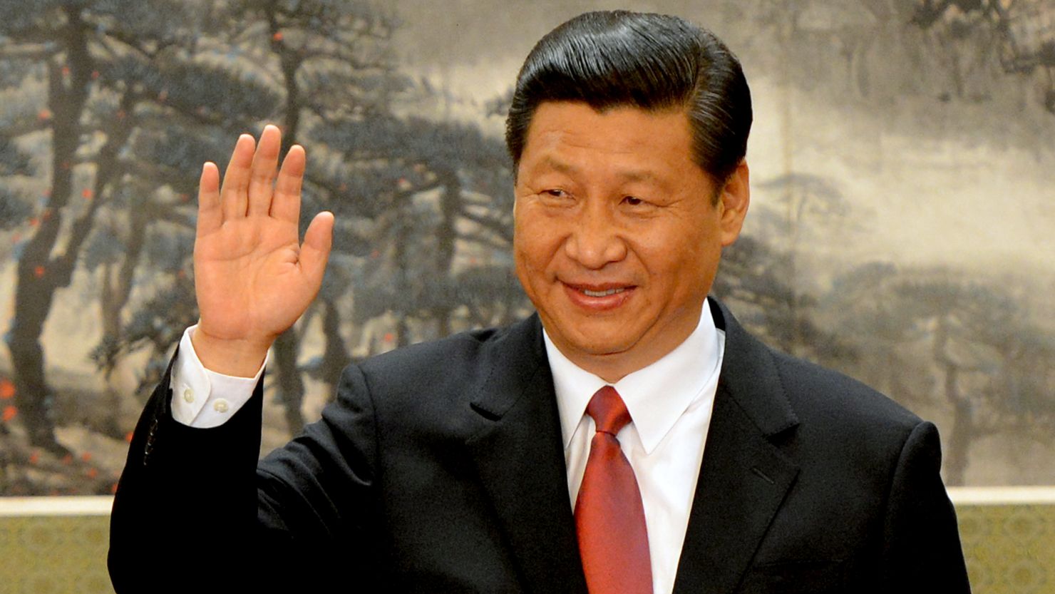 China's new leader Xi Jinping at the Great Hall of the People on November 15, in Beijing, China.