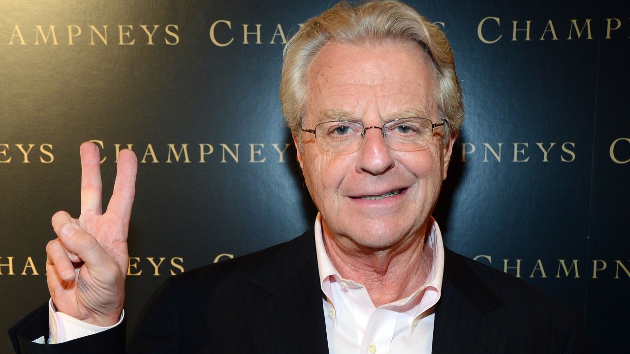 Jerry Springer attends BritWeek 'An Evening With Piers Morgan, In Conversation With Jackie Collins' benefiting Children's Hospital Los Angeles at the Beverly Wilshire Four Seasons Hotel on May 4, 2012.