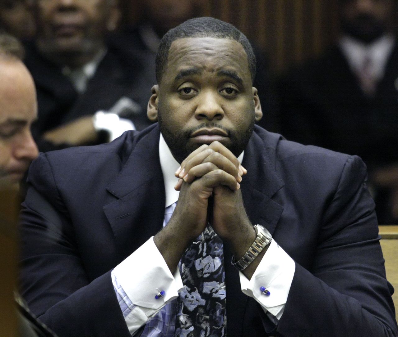 Detroit Mayor Kwame Kilpatrick <a href="http://www.cnn.com/video/#/video/us/2010/05/25/sot.kilpatrick.cheated.cnn" target="_blank">apologized</a> to his wife and the city after romantic messages, reported by the Detroit Free Press, indicated the Democrat was having an affair with his chief of staff. The chief of staff, Christine Beatty, resigned, but Kilpatrick, said he would not.