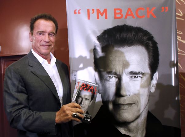 Former actor and California Republican Gov. Arnold Schwarzenegger made headlines in 2011 when his longtime wife, journalist Maria Shriver of the Kennedy clan, filed for divorce after learning Schwarzenegger had fathered a son with the couple's housekeeper. Schwarzenegger recently began <a href="index.php?page=&url=http%3A%2F%2Fpiersmorgan.blogs.cnn.com%2F2012%2F10%2F02%2Farnold-schwarzenegger-on-his-extramarital-affair-what-ive-done-is-just-about-the-stupidest-thing-that-any-human-being-can-do%2F" target="_blank">talking publicly</a> about the affair, released an autobiography and made a <a href="index.php?page=&url=http%3A%2F%2Fmarquee.blogs.cnn.com%2F2012%2F10%2F26%2Fschwarzenegger-conan-ten%2F">return to acting</a>. He has said he hopes to <a href="index.php?page=&url=http%3A%2F%2Fwww.cnn.com%2F2012%2F10%2F03%2Fus%2Fschwarzenegger-interview%2Findex.html" target="_blank">win Shriver back</a>.