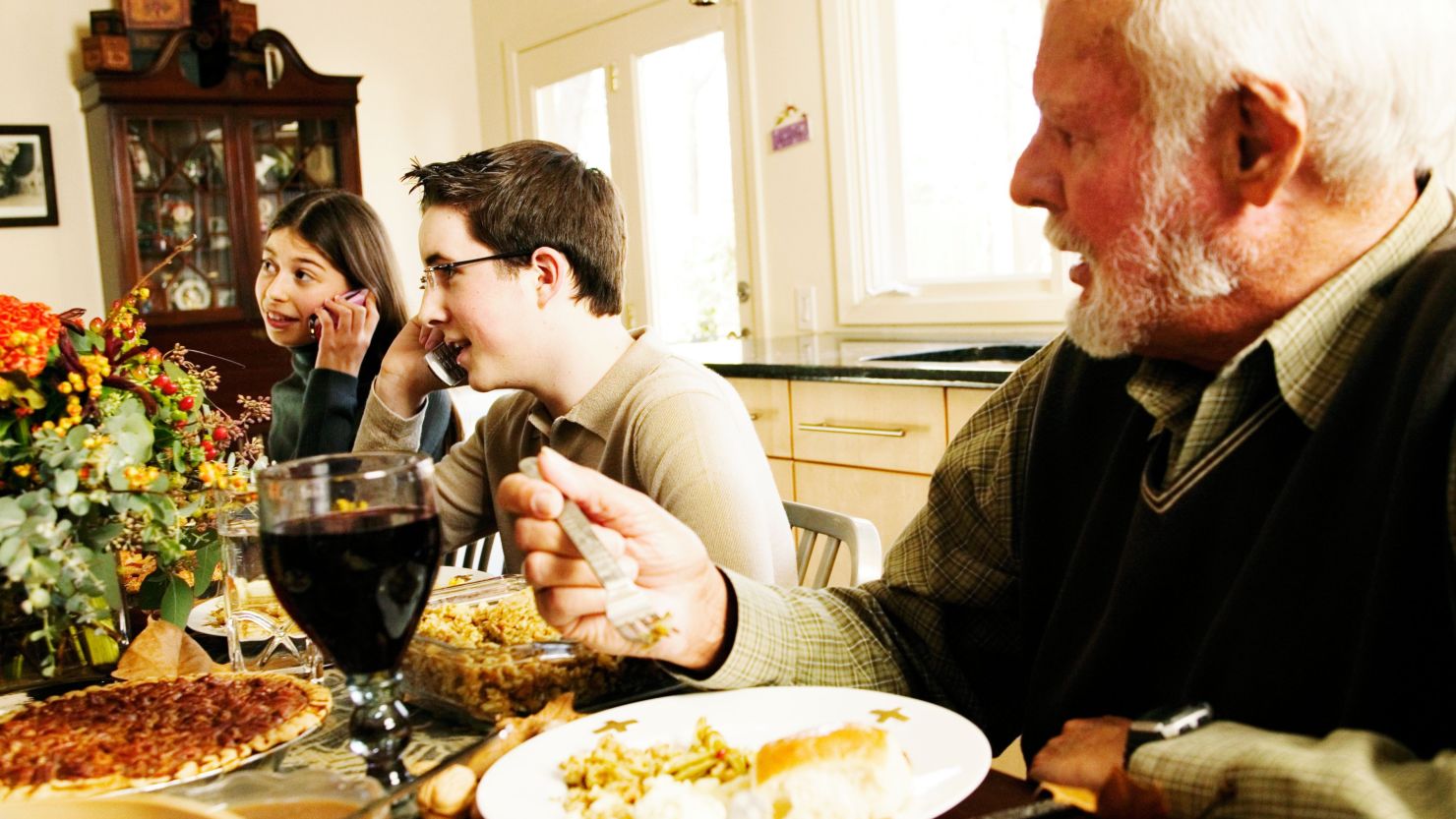 Are you old-fashioned about using smartphones at the holiday dinner table? 